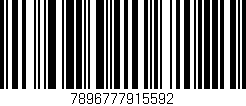 Código de barras (EAN, GTIN, SKU, ISBN): '7896777915592'