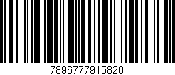 Código de barras (EAN, GTIN, SKU, ISBN): '7896777915820'