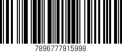 Código de barras (EAN, GTIN, SKU, ISBN): '7896777915998'