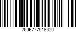 Código de barras (EAN, GTIN, SKU, ISBN): '7896777916339'
