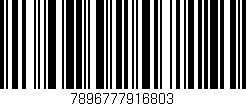 Código de barras (EAN, GTIN, SKU, ISBN): '7896777916803'