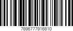 Código de barras (EAN, GTIN, SKU, ISBN): '7896777916810'