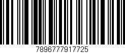 Código de barras (EAN, GTIN, SKU, ISBN): '7896777917725'