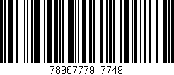 Código de barras (EAN, GTIN, SKU, ISBN): '7896777917749'