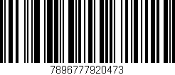 Código de barras (EAN, GTIN, SKU, ISBN): '7896777920473'