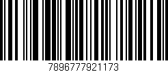 Código de barras (EAN, GTIN, SKU, ISBN): '7896777921173'
