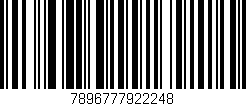 Código de barras (EAN, GTIN, SKU, ISBN): '7896777922248'
