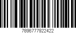 Código de barras (EAN, GTIN, SKU, ISBN): '7896777922422'