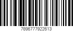 Código de barras (EAN, GTIN, SKU, ISBN): '7896777922613'
