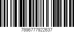 Código de barras (EAN, GTIN, SKU, ISBN): '7896777922637'
