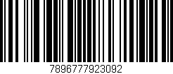 Código de barras (EAN, GTIN, SKU, ISBN): '7896777923092'