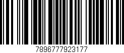 Código de barras (EAN, GTIN, SKU, ISBN): '7896777923177'