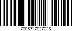 Código de barras (EAN, GTIN, SKU, ISBN): '7896777927236'