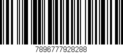 Código de barras (EAN, GTIN, SKU, ISBN): '7896777928288'