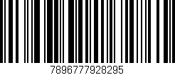 Código de barras (EAN, GTIN, SKU, ISBN): '7896777928295'