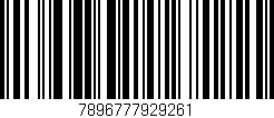 Código de barras (EAN, GTIN, SKU, ISBN): '7896777929261'