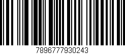 Código de barras (EAN, GTIN, SKU, ISBN): '7896777930243'