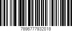 Código de barras (EAN, GTIN, SKU, ISBN): '7896777932018'