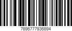 Código de barras (EAN, GTIN, SKU, ISBN): '7896777936894'