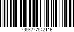Código de barras (EAN, GTIN, SKU, ISBN): '7896777942116'