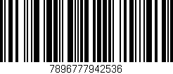 Código de barras (EAN, GTIN, SKU, ISBN): '7896777942536'