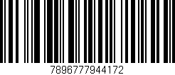 Código de barras (EAN, GTIN, SKU, ISBN): '7896777944172'