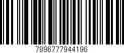 Código de barras (EAN, GTIN, SKU, ISBN): '7896777944196'