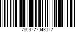 Código de barras (EAN, GTIN, SKU, ISBN): '7896777946077'
