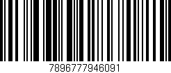 Código de barras (EAN, GTIN, SKU, ISBN): '7896777946091'