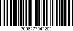 Código de barras (EAN, GTIN, SKU, ISBN): '7896777947203'