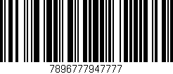 Código de barras (EAN, GTIN, SKU, ISBN): '7896777947777'