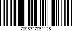 Código de barras (EAN, GTIN, SKU, ISBN): '7896777951125'