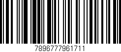 Código de barras (EAN, GTIN, SKU, ISBN): '7896777961711'