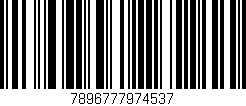 Código de barras (EAN, GTIN, SKU, ISBN): '7896777974537'