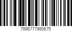 Código de barras (EAN, GTIN, SKU, ISBN): '7896777980675'