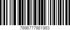 Código de barras (EAN, GTIN, SKU, ISBN): '7896777981993'