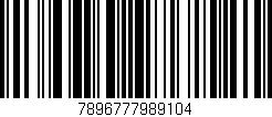 Código de barras (EAN, GTIN, SKU, ISBN): '7896777989104'
