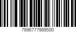 Código de barras (EAN, GTIN, SKU, ISBN): '7896777989500'