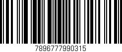 Código de barras (EAN, GTIN, SKU, ISBN): '7896777990315'