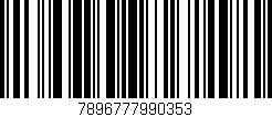 Código de barras (EAN, GTIN, SKU, ISBN): '7896777990353'