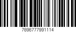 Código de barras (EAN, GTIN, SKU, ISBN): '7896777991114'