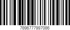 Código de barras (EAN, GTIN, SKU, ISBN): '7896777997086'