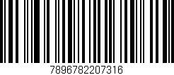 Código de barras (EAN, GTIN, SKU, ISBN): '7896782207316'