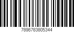 Código de barras (EAN, GTIN, SKU, ISBN): '7896783805344'