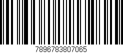 Código de barras (EAN, GTIN, SKU, ISBN): '7896783807065'