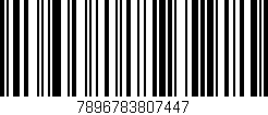 Código de barras (EAN, GTIN, SKU, ISBN): '7896783807447'
