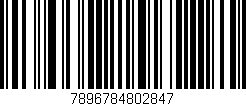 Código de barras (EAN, GTIN, SKU, ISBN): '7896784802847'