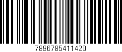 Código de barras (EAN, GTIN, SKU, ISBN): '7896785411420'