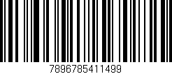 Código de barras (EAN, GTIN, SKU, ISBN): '7896785411499'