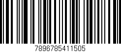 Código de barras (EAN, GTIN, SKU, ISBN): '7896785411505'